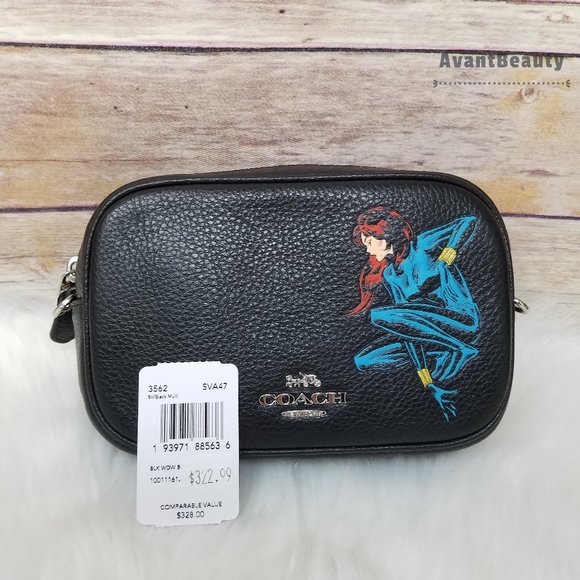 Coach Black Widow Novelty Crossbody Clutch New - Picture 13 of 13